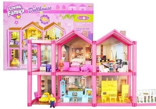 Suuri nukkekoti tarvikkeineen ja huonekaluineen hinta ja tiedot | Doll House Lapset | hobbyhall.fi