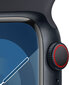 Apple Watch Series 9 GPS + Cellular 41mm Midnight Aluminium Case with Midnight Sport Band - S/M MRHR3KS/A hinta ja tiedot | Älykellot | hobbyhall.fi