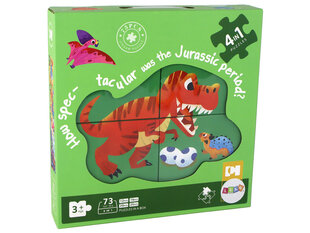 Palapeli 4in1 Dinosaurukset, 73 palaa hinta ja tiedot | Palapelit | hobbyhall.fi