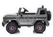 Yksipaikkainen sähköjeeppi Mercedes G63 AMG BBH-002, harmaa hinta ja tiedot | Lasten sähköautot | hobbyhall.fi