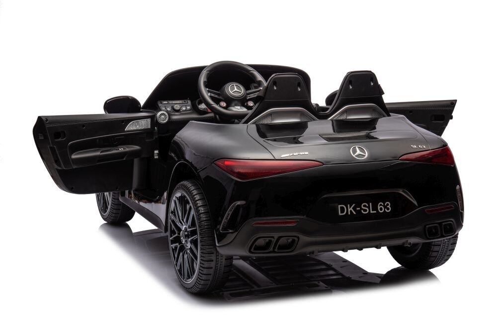 Mercedes AMG SL63 sähköauto lapsille, musta hinta ja tiedot | Lasten sähköautot | hobbyhall.fi