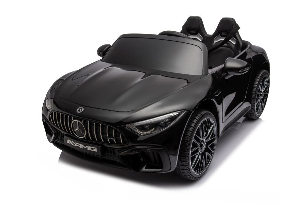 Mercedes AMG SL63 sähköauto lapsille, musta hinta ja tiedot | Lasten sähköautot | hobbyhall.fi