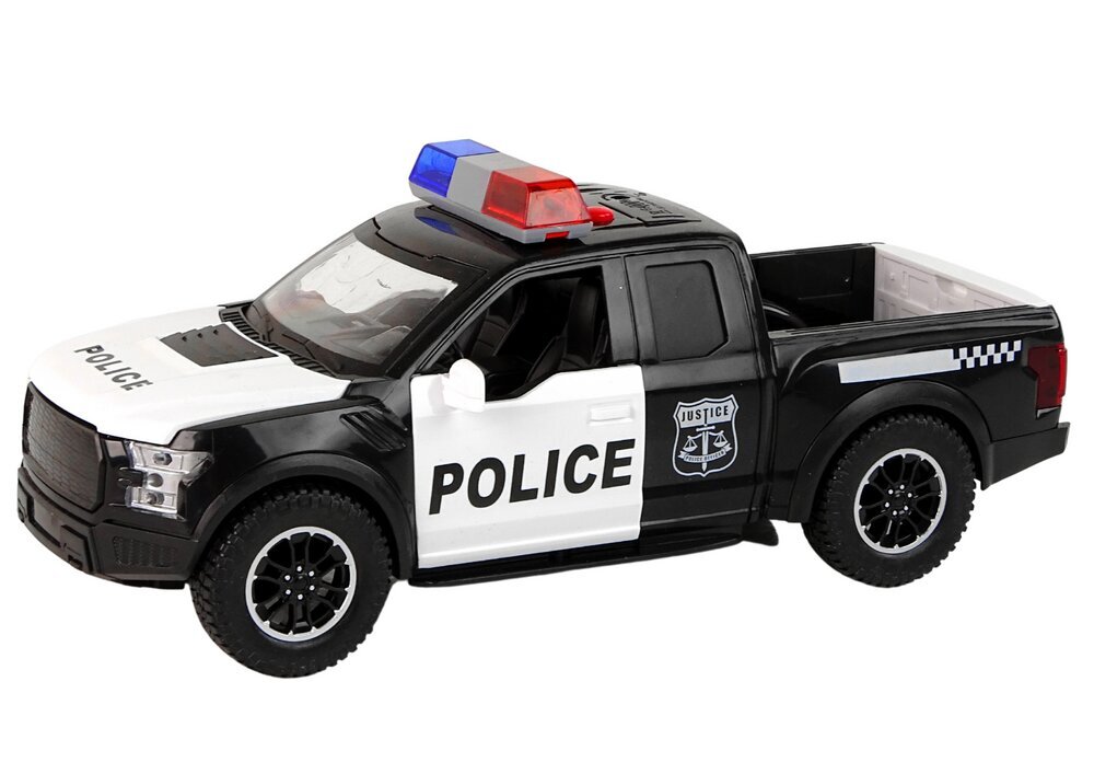 Poliisiauto ääni- ja valoefekteillä, musta hinta ja tiedot | Poikien lelut | hobbyhall.fi