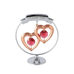 Kaksi sydäntä Swarovski-kiteillä I Love You hinta ja tiedot | Muut hauskat lahjaideat | hobbyhall.fi