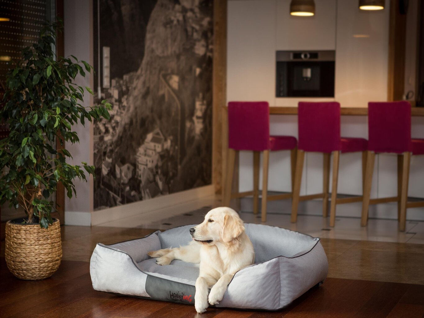 Hobbydog Royal Light Grey Ekolen L, 65x50 cm hinta ja tiedot | Pedit ja pesät | hobbyhall.fi