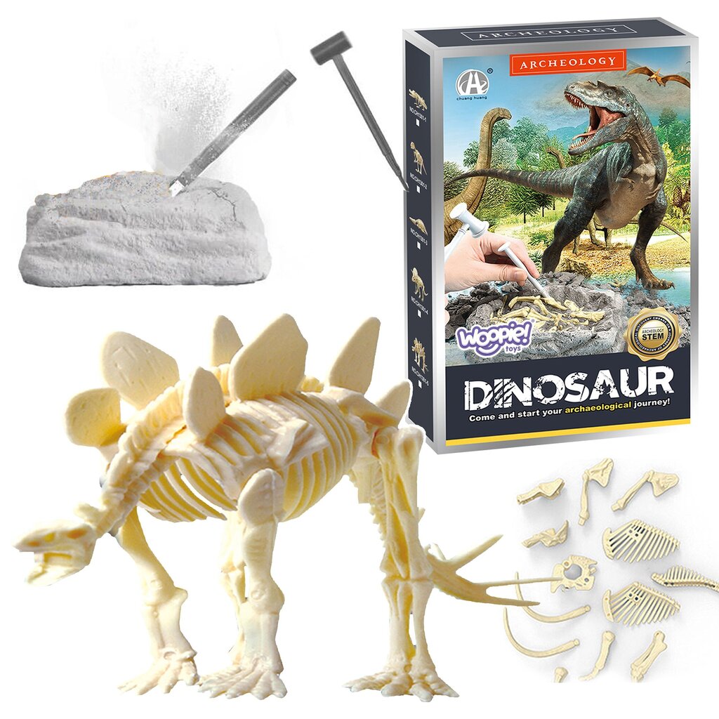 Luova setti Woopie Dinosaur Skeleton hinta ja tiedot | Kehittävät lelut | hobbyhall.fi