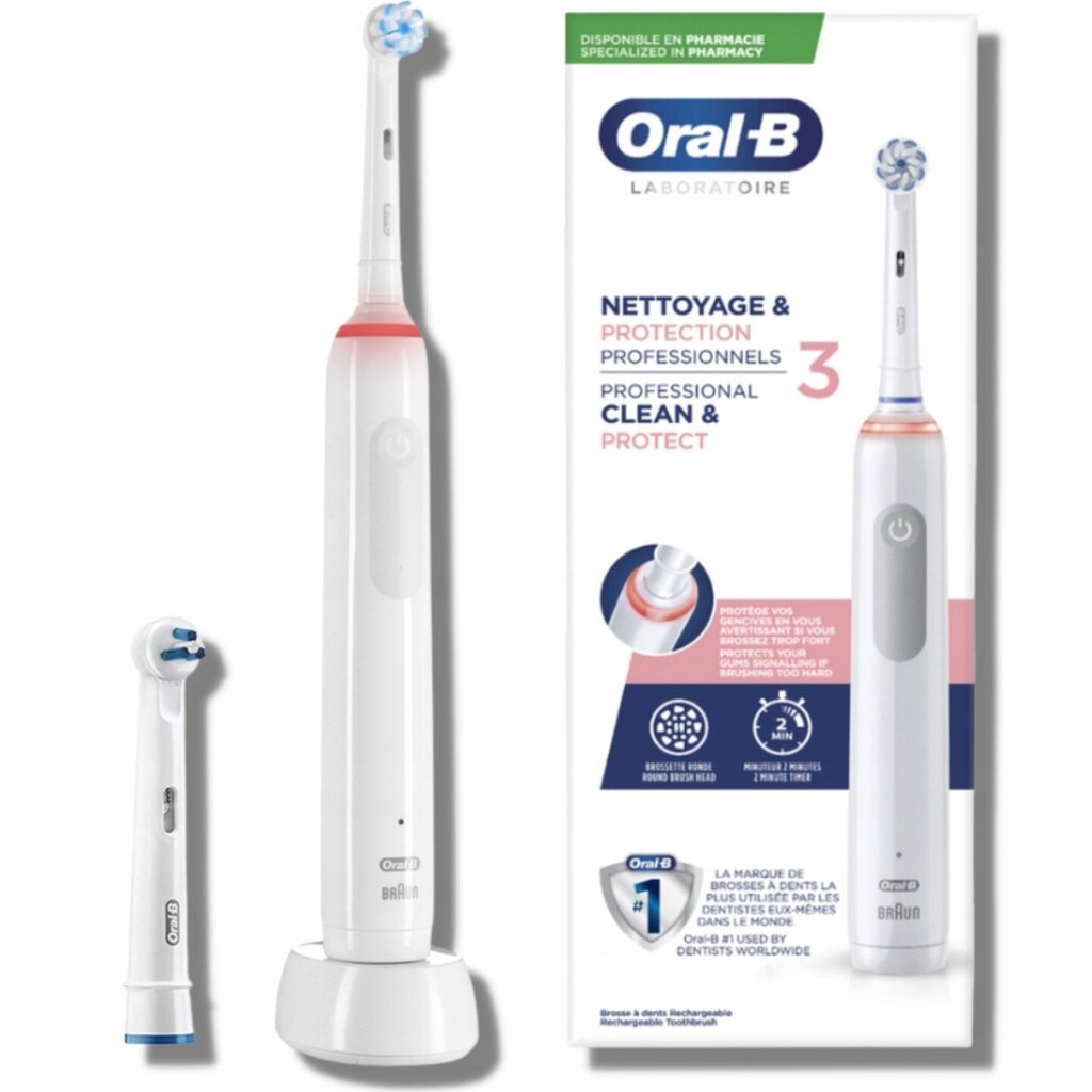 Oral-B Pro 3 D505 Sähköharja hinta ja tiedot | Sähköhammasharjat | hobbyhall.fi