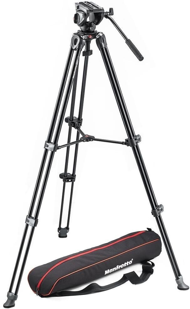 Manfrotto kolmijalkasarja MVT502AM + MVH500A hinta ja tiedot | Kamerajalustat | hobbyhall.fi