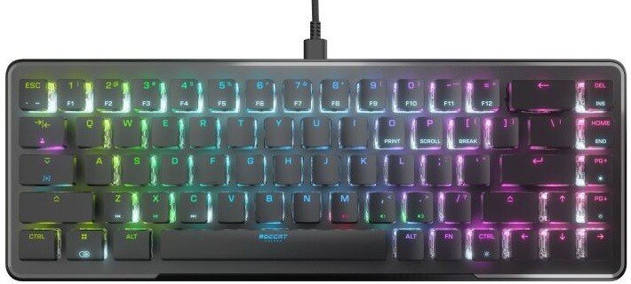 Roccat näppäimistö Vulcan II Mini US, musta hinta ja tiedot | Näppäimistöt | hobbyhall.fi