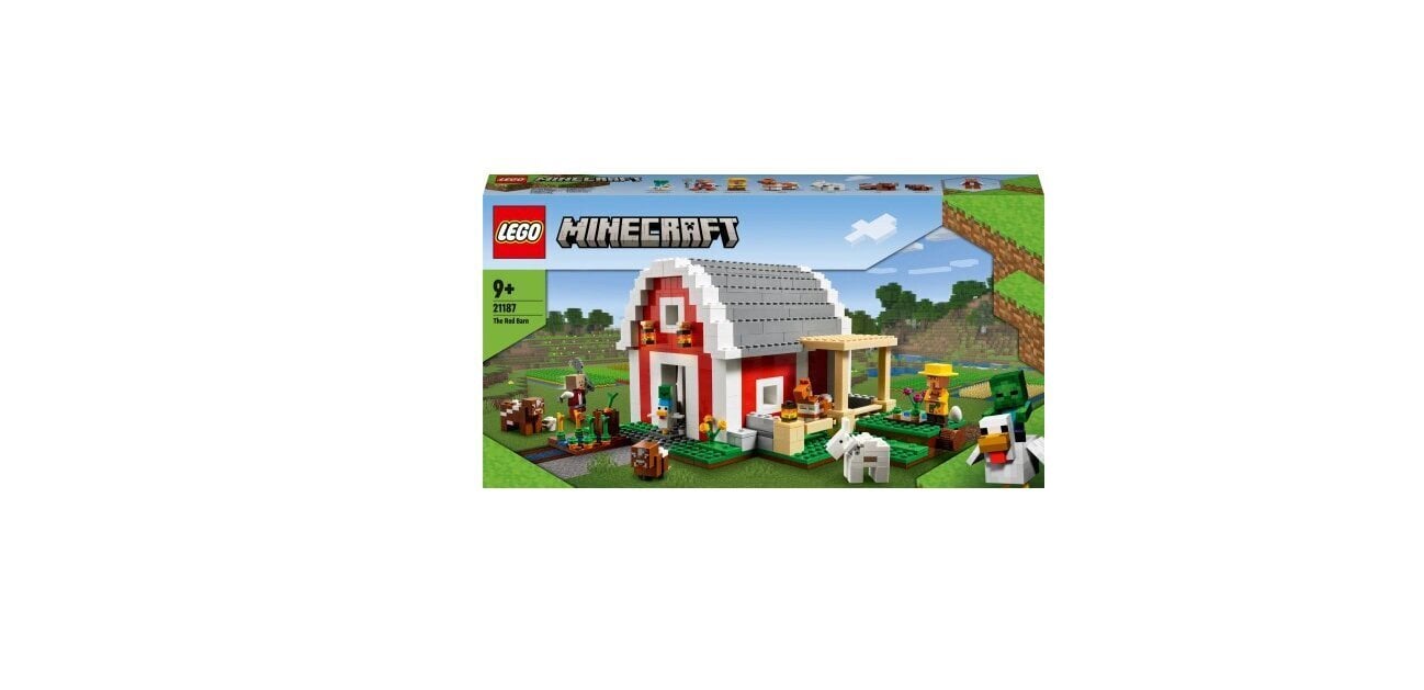 Lego LEGO Minecraft The Red Barn (21187) hinta ja tiedot | LEGOT ja rakennuslelut | hobbyhall.fi