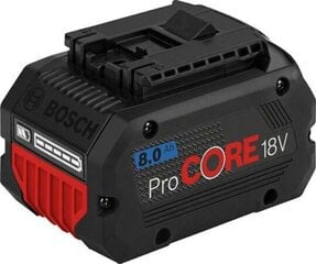 Akku Bosch GBA 18V / 8.0Ah ProCORE hinta ja tiedot | Akkuporakoneet ja ruuvinvääntimet | hobbyhall.fi
