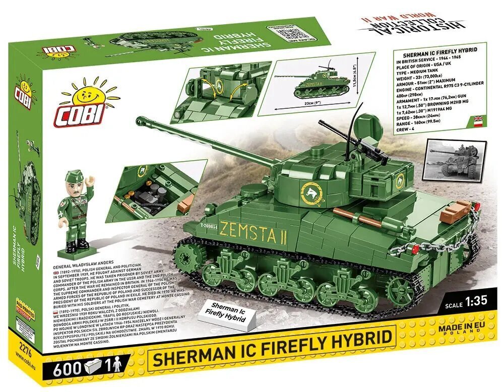 Sherman IC Firefly hybridi tyynyt hinta ja tiedot | LEGOT ja rakennuslelut | hobbyhall.fi