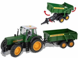 Kauko-ohjattu traktori perävaunulla hinta ja tiedot | Poikien lelut | hobbyhall.fi