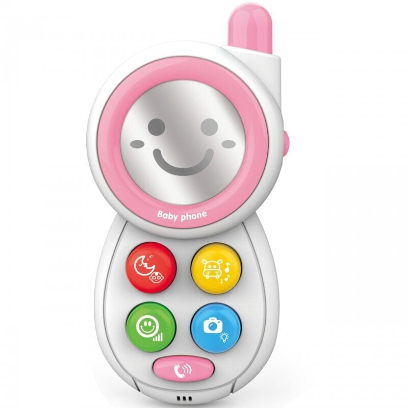 Woopie - Interaktiivinen puhelin, vaaleanpunainen hinta ja tiedot | Vauvan lelut | hobbyhall.fi