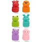 WOOPIE Sensory Rubber Animals 6 kpl. hinta ja tiedot | Vauvan lelut | hobbyhall.fi