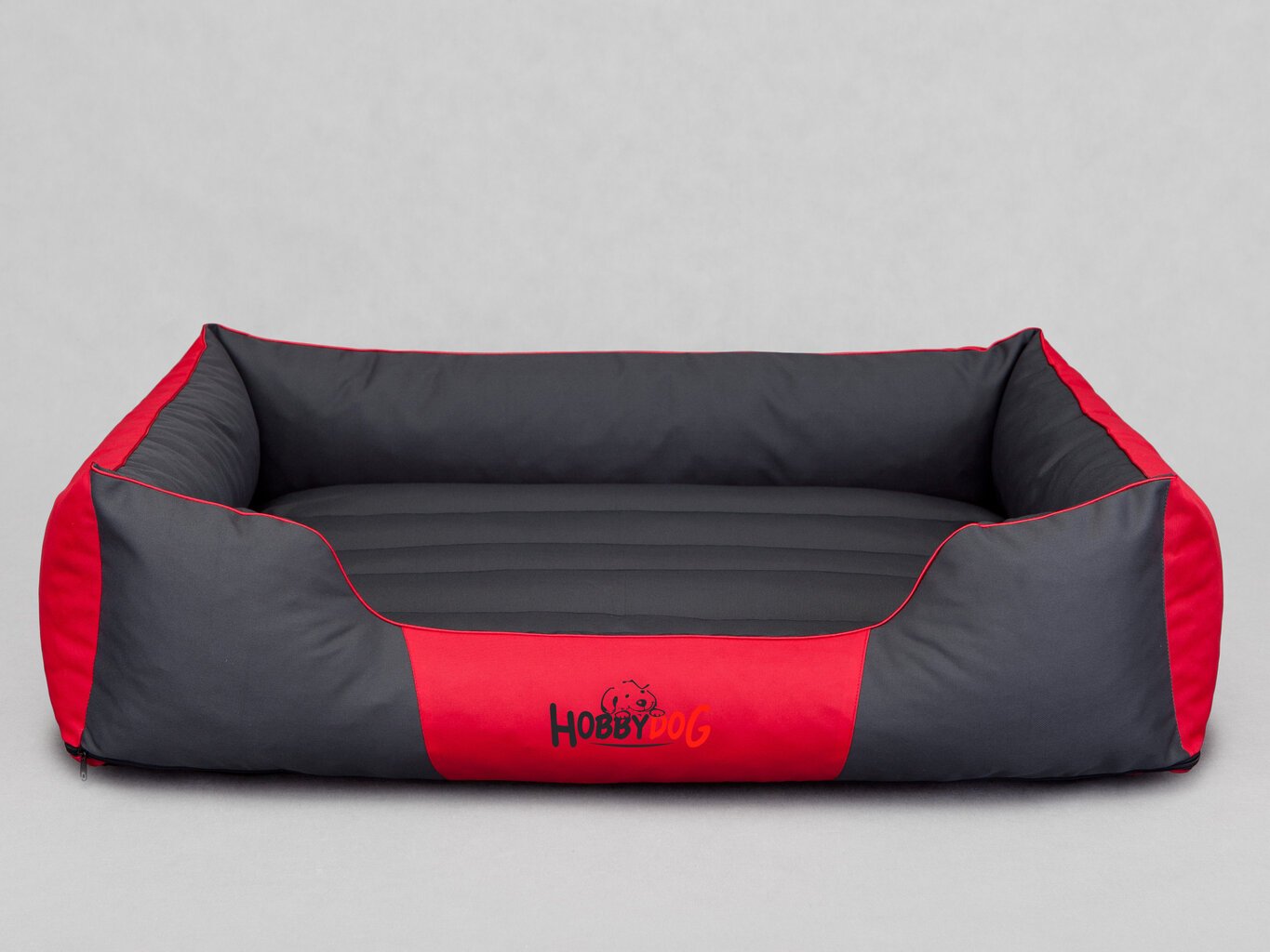 Lemmikkien peti Hobbydog Comfort XXXL, punainen/harmaa hinta ja tiedot | Pedit ja pesät | hobbyhall.fi