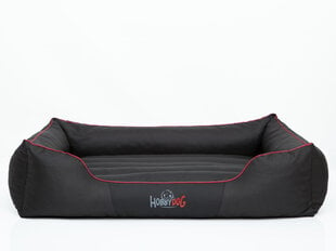 Lemmikin peti Hobbydog Comfort XXL, musta punaisella reunalla hinta ja tiedot | Pedit ja pesät | hobbyhall.fi