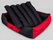 Lemmikin peti Hobbydog Comfort XL, musta/punainen hinta ja tiedot | Pedit ja pesät | hobbyhall.fi