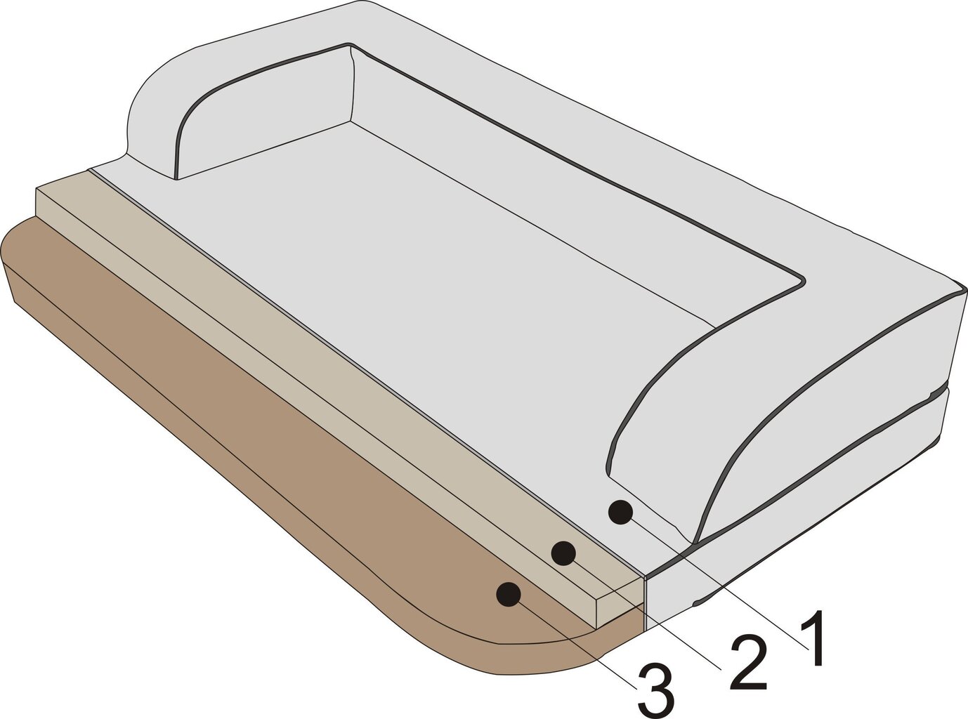 Koiranpesä Hobbydog Top Splendor XXL, sininen hinta ja tiedot | Pedit ja pesät | hobbyhall.fi