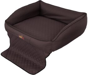 Matkapatja Hobbydog Royal Trunk Dark Brown, R2, 100x80 cm hinta ja tiedot | Koiran matkatarvikkeet | hobbyhall.fi