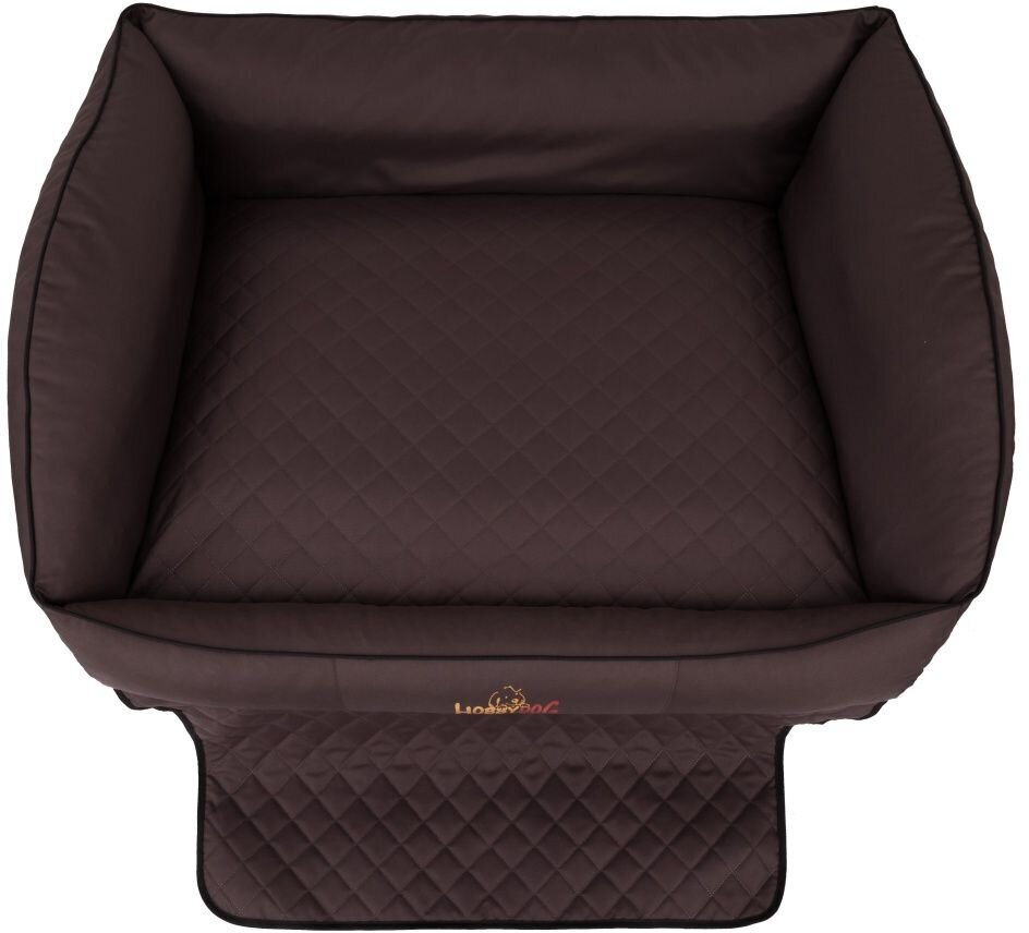 Matkapatja Hobbydog Royal Trunk Dark Brown, R2, 100x80 cm hinta ja tiedot | Koiran matkatarvikkeet | hobbyhall.fi