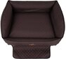 Matkapatja Hobbydog Royal Trunk Dark Brown, R4, 110x100 cm hinta ja tiedot | Koiran matkatarvikkeet | hobbyhall.fi