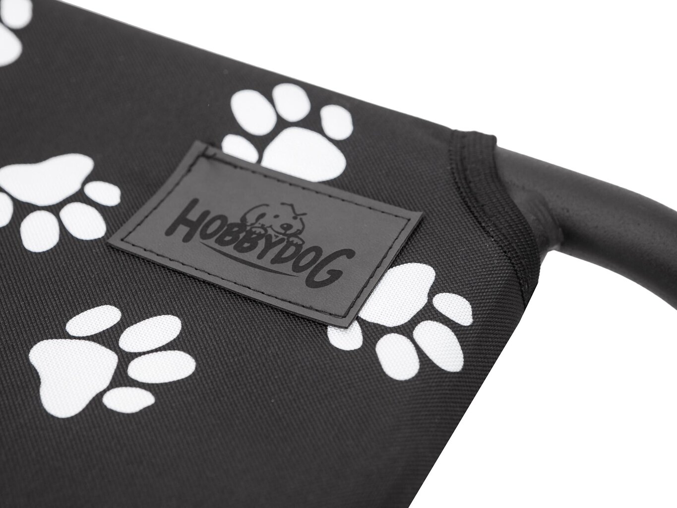 Koiranpesä Hobbydog Iron Black Paws L, 80x42x15 cm hinta ja tiedot | Pedit ja pesät | hobbyhall.fi