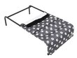 Hobbydog koiranpesä Iron Dark Grey Paws XL, 100x55x20 cm hinta ja tiedot | Pedit ja pesät | hobbyhall.fi