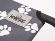 Pesä Hobbydog Iron Dark Grey Paws XXL, 120x68x20 cm hinta ja tiedot | Pedit ja pesät | hobbyhall.fi