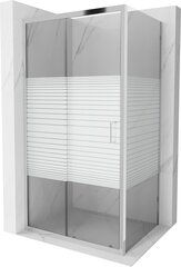 Suihkukaappi Mexen Apia, Chrome, 100 x 90 cm, puolimatta hinta ja tiedot | Suihkukaapit ja suihkunurkat | hobbyhall.fi