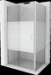 Suihkukaappi Mexen Apia, Chrome, 120 x 100 cm, puolimatta hinta ja tiedot | Suihkukaapit ja suihkunurkat | hobbyhall.fi