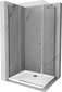 Suihkukaappi Mexen Roma altaalla ja sifonilla, Chrome+White/Chrome, 70 x 100 cm hinta ja tiedot | Suihkukaapit ja suihkunurkat | hobbyhall.fi