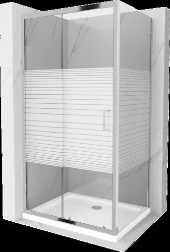 Suihkukaappi Mexen Apia altaalla ja sifonilla, puolimatta, 110 x 70 cm hinta ja tiedot | Suihkukaapit ja suihkunurkat | hobbyhall.fi