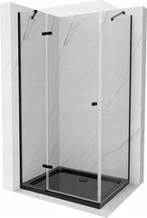 Suihkukaappi Mexen Roma altaalla ja sifonilla, Black, 120 x 90 cm hinta ja tiedot | Suihkukaapit ja suihkunurkat | hobbyhall.fi