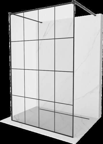 Suihkuseinä Mexen Kioto, musta/musta kuvio, 130 x 200 cm hinta ja tiedot | Suihkuseinät ja -ovet | hobbyhall.fi