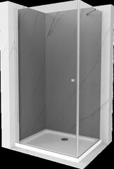 Suihkukaappi Mexen Pretoria jalustalla ja sifonilla, grafiitti+valkoinen/kromi, 90 x 100 cm hinta ja tiedot | Suihkukaapit ja suihkunurkat | hobbyhall.fi