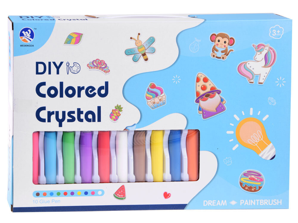 DIY Colored Crystal -askartelusetti hinta ja tiedot | Kehittävät lelut | hobbyhall.fi