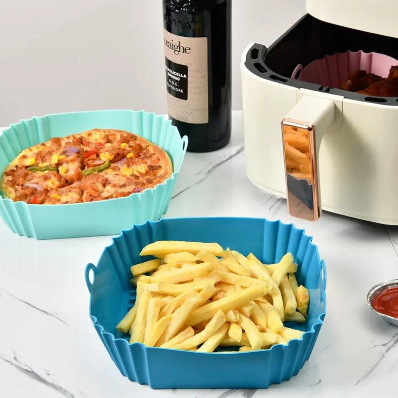 Duravire Hot Air Fryer silikonimuotti, 22x22x6cm hinta ja tiedot | Uunivuoat ja leivontavälineet | hobbyhall.fi