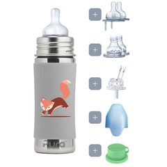 Pura Kiki Tuttipullo 325 ml, 3+ kk, fox / SET hinta ja tiedot | Tuttipullot ja tarvikkeet | hobbyhall.fi