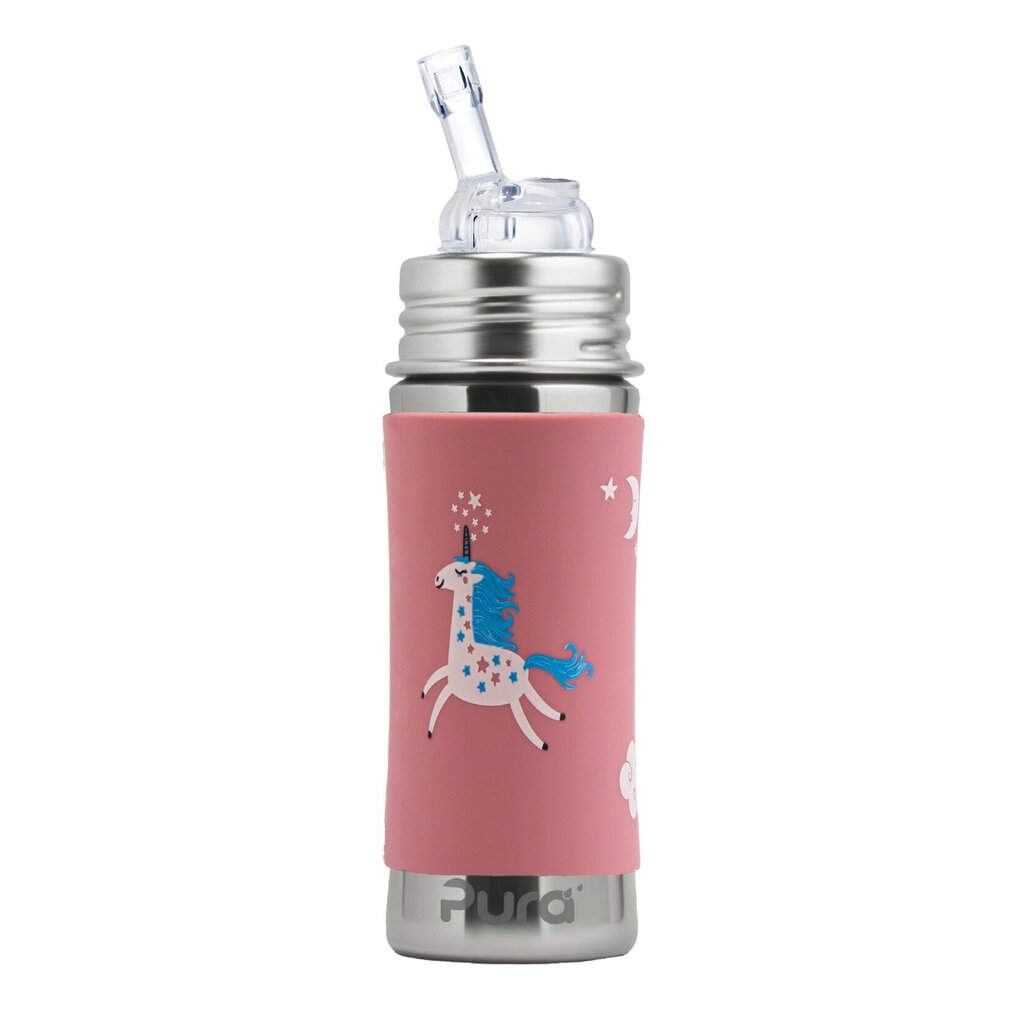 Pura Kiki Pillipullo 325 ml, 9+ kk, unicorn / SET hinta ja tiedot | Tuttipullot ja tarvikkeet | hobbyhall.fi