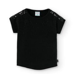 Boboli lasten t-paita 726498*890, musta hinta ja tiedot | Boboli Tyttöjen vaatteet | hobbyhall.fi