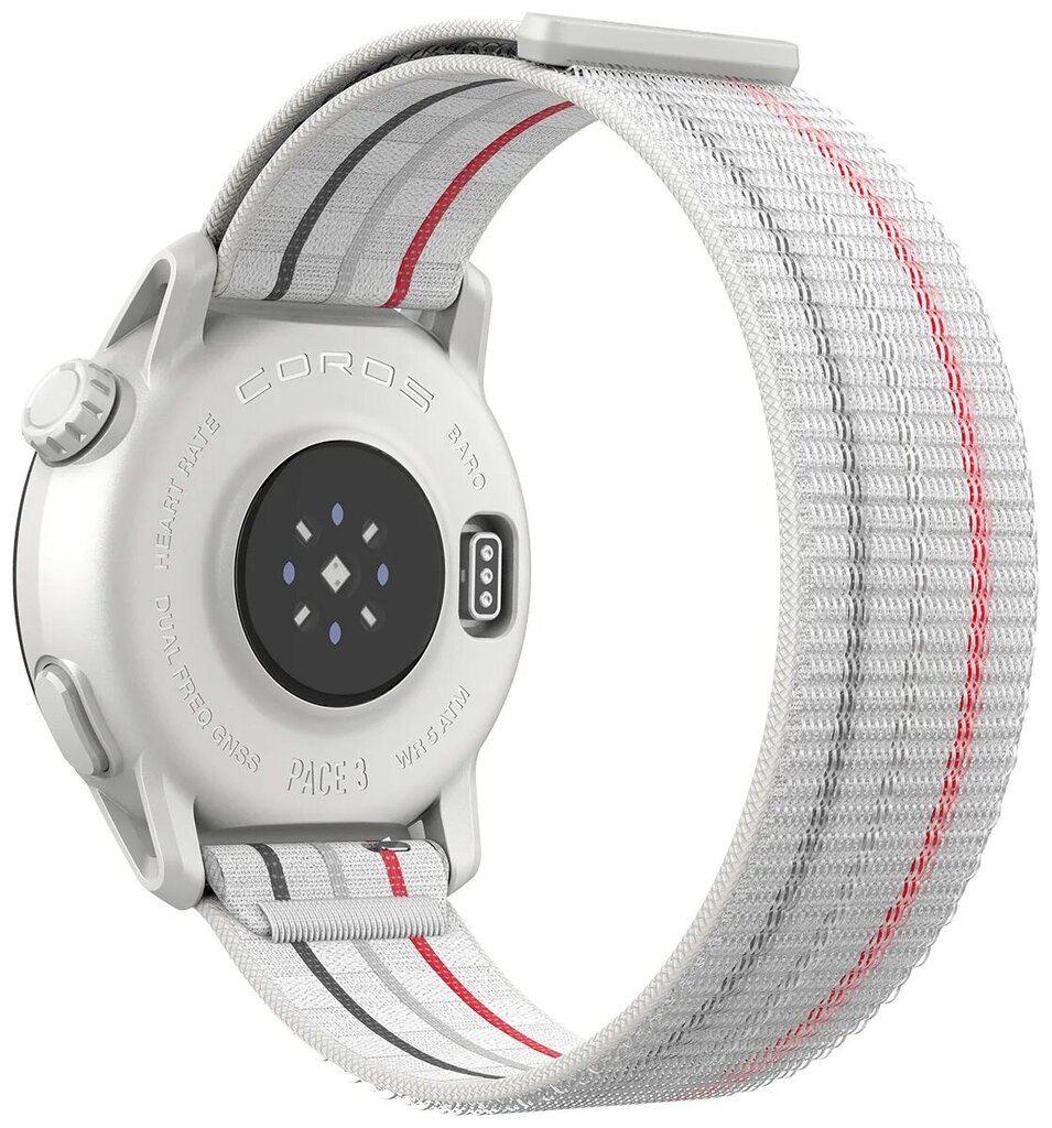 Coros Pace 3 GPS Sport Watch White w/ Nylon Band hinta ja tiedot | Älykellot | hobbyhall.fi