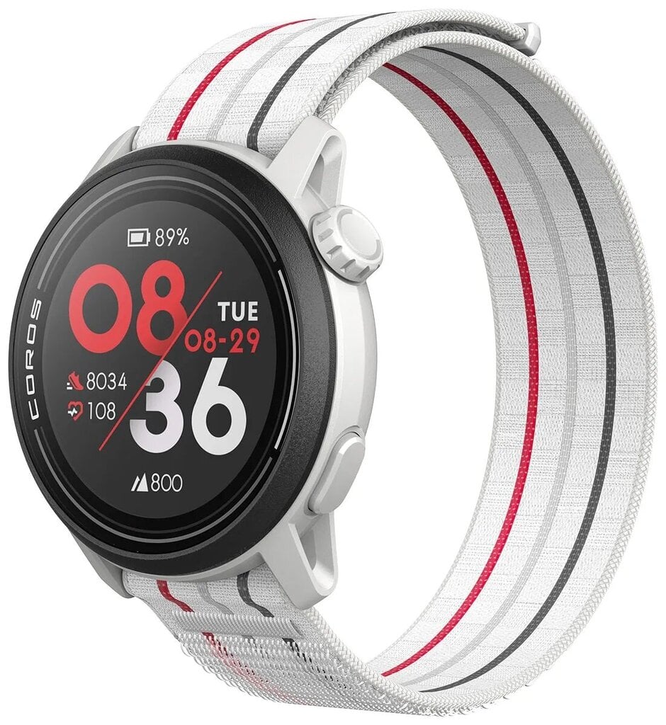 Coros Pace 3 GPS Sport Watch White w/ Nylon Band hinta ja tiedot | Älykellot | hobbyhall.fi