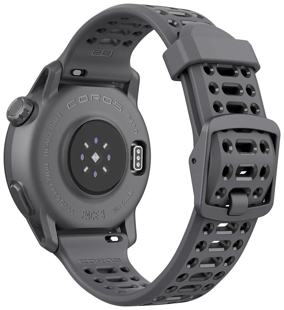 Coros Pace 3 GPS Sport Watch Black w/ Silicone Band hinta ja tiedot | Älykellot | hobbyhall.fi