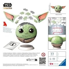 Ravensburger 3D pulmapallo 72 kpl Star Wars Mandalorian Grogu hinta ja tiedot | Palapelit | hobbyhall.fi