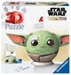 Ravensburger 3D pulmapallo 72 kpl Star Wars Mandalorian Grogu hinta ja tiedot | Palapelit | hobbyhall.fi