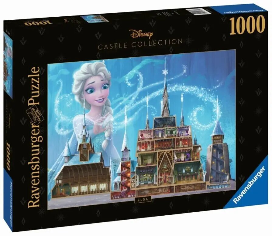 Ravensburger palapeli 1000 kappaletta Elsa linna hinta ja tiedot | Palapelit | hobbyhall.fi