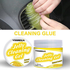 Puhdistusgeeli pölyn poistamiseksi vaikeasti saavutettavista paikoista VISBELLA Jelly Cleaning Gel (sitruuna) hinta ja tiedot | Visbella Autotuotteet | hobbyhall.fi