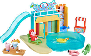 Hasbro Peppa Pig Peppas Suosikkipaikat: Peppas Waterpark Playset (F6295) hinta ja tiedot | Tyttöjen lelut | hobbyhall.fi