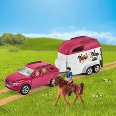 Figuurisarja Auto Trailer Basic Horse Club hinta ja tiedot | Tyttöjen lelut | hobbyhall.fi